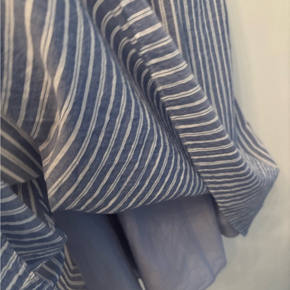 Madewell Blue Striped Midi Dress - Picture 12 of 14